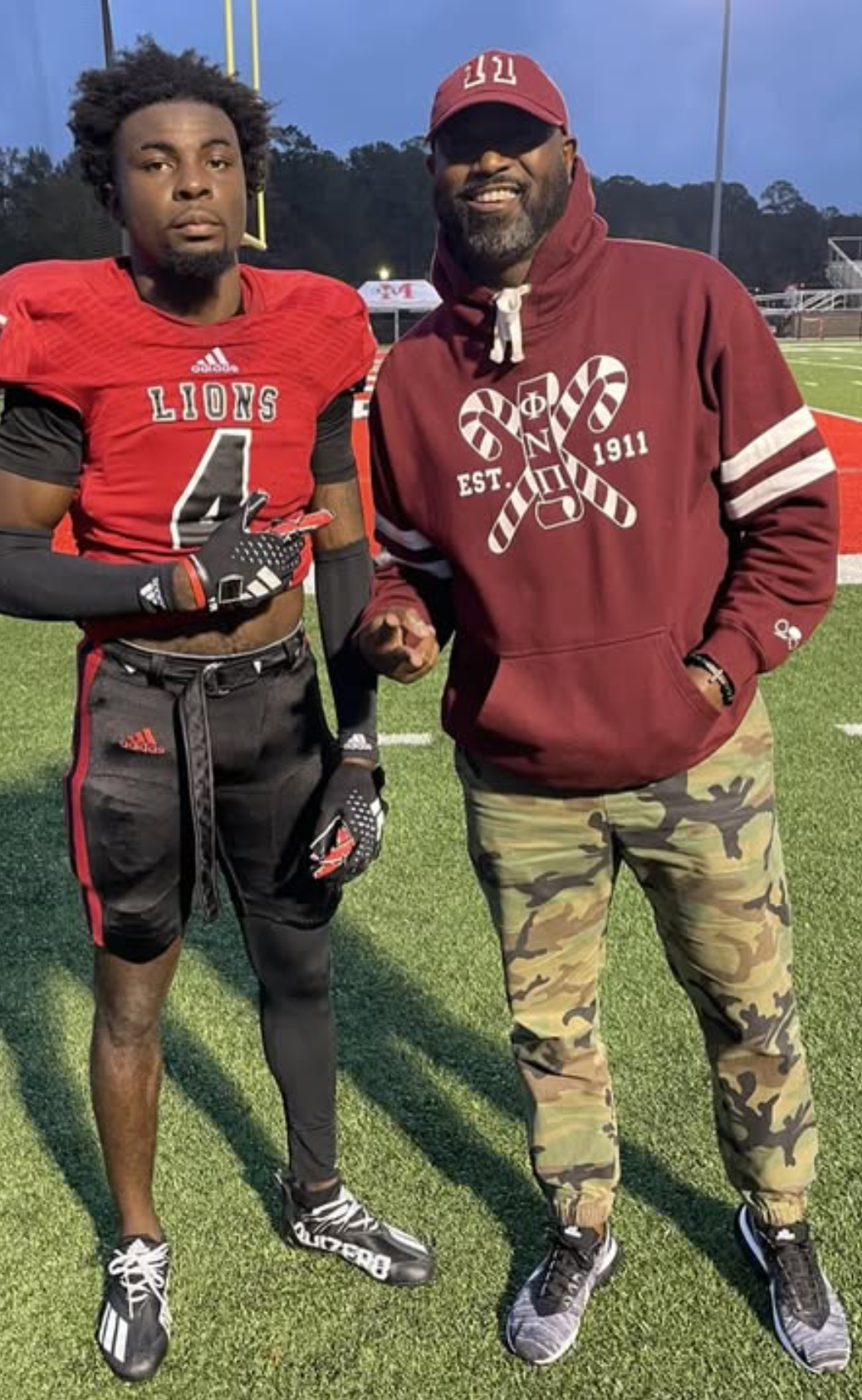 Richie Bickham with a client
