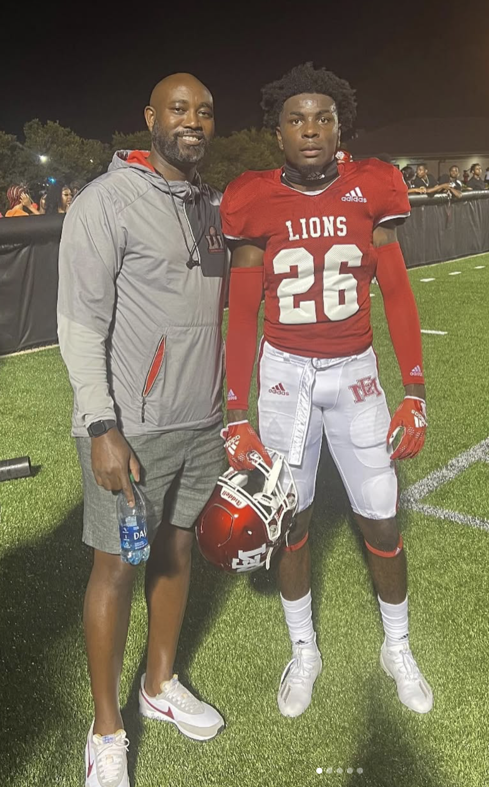 Richie Bickham with a client